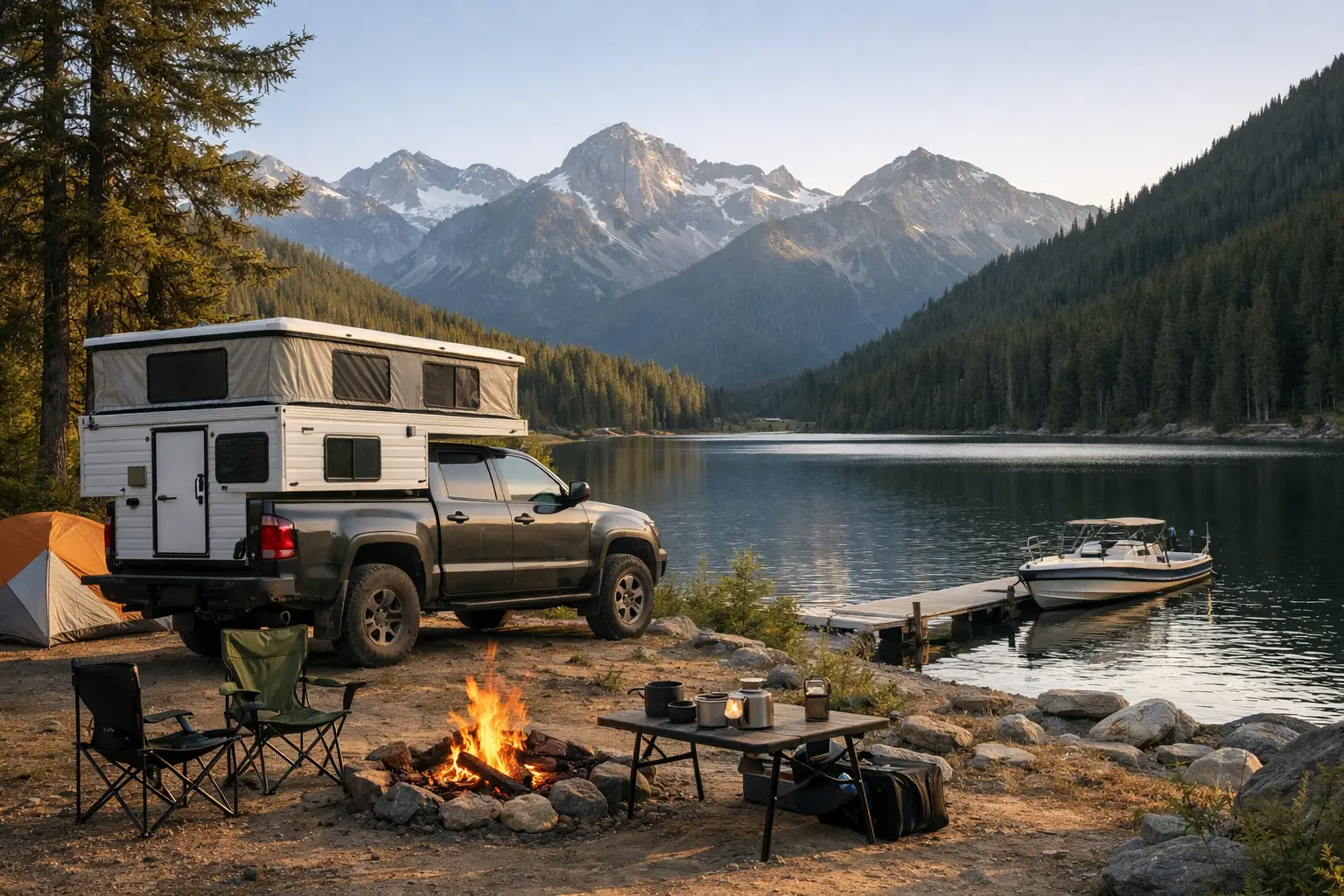 Where Can Trucks Camp? A Practical Guide